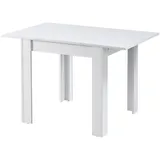 B&D home Esstisch LIVIUS, ausziehbar, 80-120cm weiß 80 cm