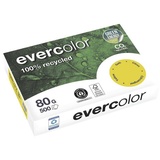 Clairefontaine Recyclingpapier Evercolor gelb DIN A4 80 g/qm 500 Blatt