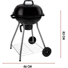ARTI CASA Kugelgrill schwarz