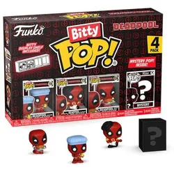 Deadpool Bitty POP! Vinyl Figuren 4er-Pack Bathtime 2,5 cm