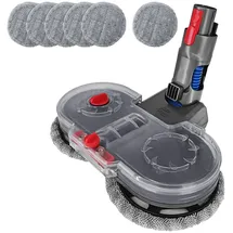 Sichler Haushaltsgeräte Elektrischer Wischaufsatz f. Dyson V7, V8, V10, V11,V15 mit Wassertank