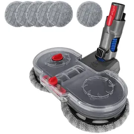 Sichler Haushaltsgeräte Elektrischer Wischaufsatz f. Dyson V7, V8, V10, V11,V15 mit Wassertank