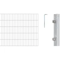 GAH Alberts Alberts Doppelstabmatten-Grundset 6 m 200 x 100 cm 6/5/6 feuerverzinkt