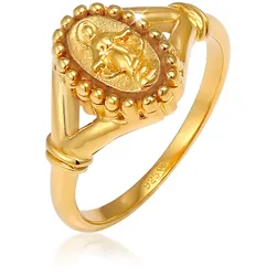 Elli Fingerring »Ring Maria Madonna Symbol Glaube 925 Silber« Elli Gold 54