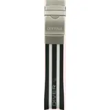 Certina - Kautschuk Ds Action Chrono Kautschukband Schwarz/Weiß 22mm C603017562 - schwarz