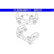 ATE Halter, Bremssattel 11.0230-0811.1