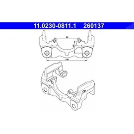 ATE Halter, Bremssattel 11.0230-0811.1
