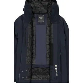 CMP MAN JACKET FIX HOOD Skijacke Black/Blue 58
