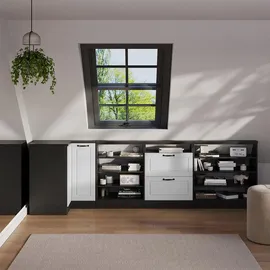 Vicco Rion 75,6 x 81,6 cm Weiß / Anthrazit