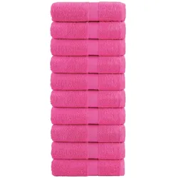 Premium-Waschlappen 10 Stk. Rosa 30x30cm 600g/m2 100% Baumwolle