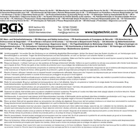 BGS Druckluft-Bremsenentlüfter-Satz 2-tlg.