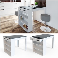 Vicco Bartisch Repose Stehtisch Loungetisch Tresentisch Tisch Küchentisch Regal