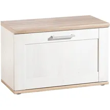 Landscape Schuhbank 76 x 50 x 38 cm weiß / weiß