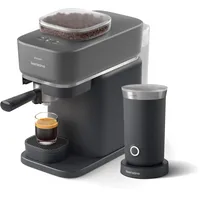 Philips Baristina Espressomaschine BAR303/60 Schwarzgrau inkl. Milchaufschäumer