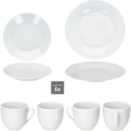 Mambocat Tommy Kaffeeservice 18-tlg. weiß