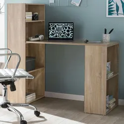 FineBuy Schreibtisch mit Regal 120x120x53 cm Holz Modern Bürotisch PC Tisch