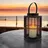 Spetebo Solar Laterne schwarz 23 cm inkl. LED-Lampe
