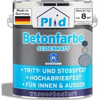 Plid Betonfarbe 0,75 l Silbergrau