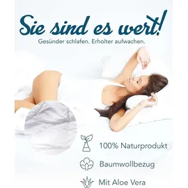 Garanta 2 Stück Sommerbett 100% Kamelhaar Bettdecke Sommerdecke 135x200 30°