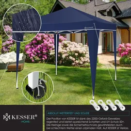 Kesser Faltpavillon 3 x 3 m blau
