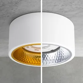 SSC-LUXon OLINO 4x LED Deckenspot rund Aluminium gold/silber