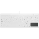Active Key AK-C7412F-GUS-W/GE DE Kabelgebunden), Tastatur, Weiss