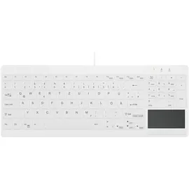Active Key AK-C7412F-GUS-W/GE DE Kabelgebunden), Tastatur, Weiss