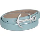 Paul Hewitt Unisex-Armband Leder, Edelstahl
