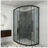 neu.haus Duschrückwandset Bladel 8er Set Grau