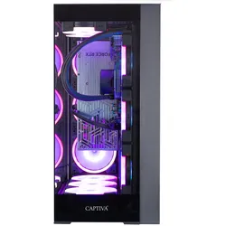 CAPTIVA Gaming-PC "Highend Gaming R83-486", schwarz, ohne Betriebssystem, 32 GB RAM 2000 GB SSD, Computer