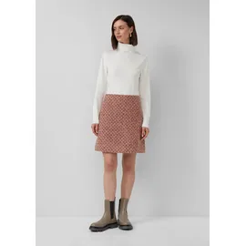 s.Oliver Miniröckchen Damen Bouclé-Rock Bedruckt Pink 46