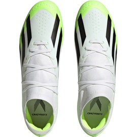adidas X Crazyfast.3 MG Herren - weiß/schwarz/grün-46 2/3
