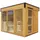 Wolff Finnhaus Saunahaus Paradiso 3x2 (2-Raum) kiefer -