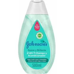 Johnson & Johnson, Shampoo, Johnsons Soft And Brilliant 2 In 1 Shampoo und Spülung 500ml