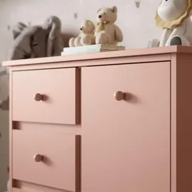 lookway Hochkommode Babushka 0 x 0 cm Holz rosa