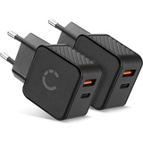 2XCELLONIC USB C Ladegerät 20W, 2 Port Ladegerät USB Netzteile Schnellladegerät,Ladeadapter für iPhone 15, 14, Samsung 23, Huawei, Xiaomi, Handy, Smartphone, Tablet, Lautsprecher, kopfhörer UVM