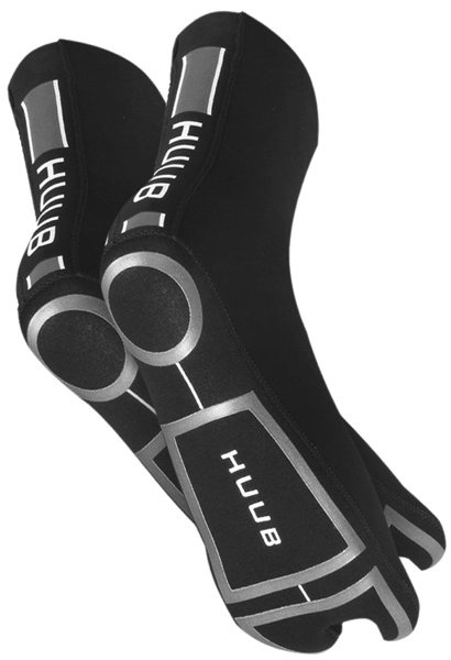 Huub Swim Socks - Triathlonsocken - Black - XL/2XL