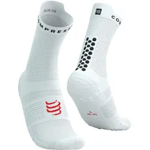 compressport Unisex Pro Racing Socks v4.0 Run High weiß