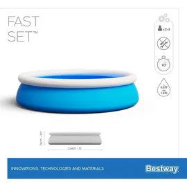 BESTWAY Fast Set 366 x 76 cm inkl. Filterpumpe 57274