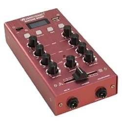 Omnitronic DJ Controller GNOME-202P Mini-Mixer rot