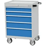 Bedrunka + Hirth Schubladenschrank »«, BxHxT: 68 x 100 x 50 cm, grau/blau - grau | blau