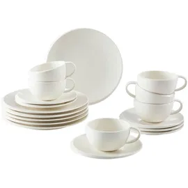 Villeroy & Boch New Moon Kaffeeservice 18-tlg. weiß