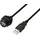 TRU Components TC-E13T-FU2-PWF/MU2-NWA-0,5PV-S USB 2.0-Kabel 0,5 m