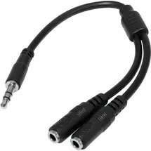 Startech Audio Kabel 3,5mm Klinken-Stecker / 3,5mm Klinken-Buchse 0,2m (MUY1MFFS)