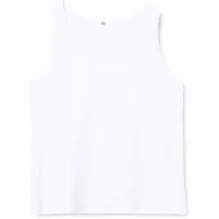 Build Your Brand Women's BY019-Ladies Tanktop T-Shirt, White, M