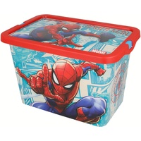 Stor Spiderman Comic Buch 7 Liter Click Lock Aufbewahrungsbox