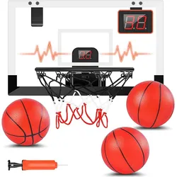 Basketballkorb Mini Basketballkorb 3x Mini Basketball Elektronischer Spielstand