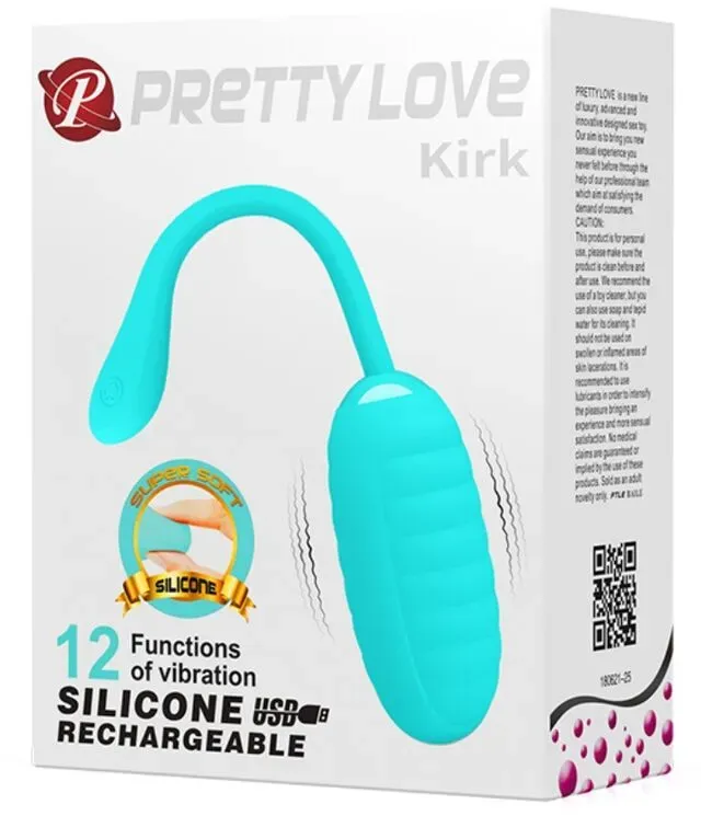 PRETTY LOVE - KIRK HELLGRÜNES WIEDERAUFLADBARES VIBRIERENDES EI