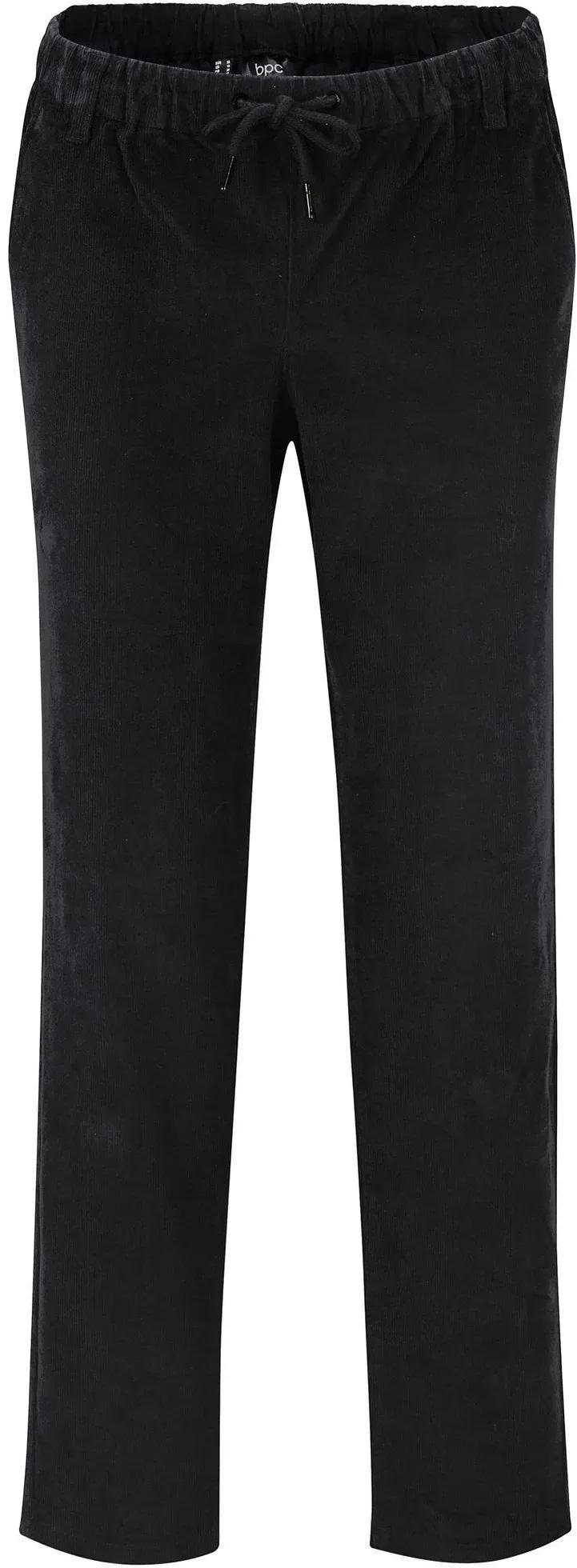 bonprix Cordhose mit Kordelzug, schwarz, 44, Cord