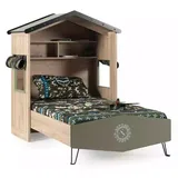 xl moebel gmbh Kinderbett Modern 90 x 200 cm Holz grün